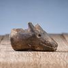 Western Great Lakes Carved Stone Gens Pipe