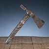 Pipe Tomahawk with Pewter Inlaid Handle