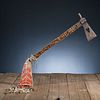Western Plains Pipe Tomahawk with Quilled Hide Drop