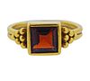 Temple St. Clair 18K Gold Garnet Ring