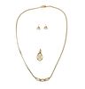 14k Gold Diamond Opal Earrings Pendant Necklace Lot