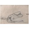 LUIS NISHIZAWA, Untitled, Signed, Charcoal on paper, 18.5 x 27" (47 x 69 cm)