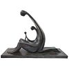 MARCELO MORANDÍN, Untitled, Signed and dated 87, Bronze sculpture, 39 x 53.5 x 17.4" (99.5 x 136 x 44.3 cm)