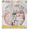 ALFREDO ROMERO, Coca-Cola Champoton, Vestigios de Nuestros Tiempos, Signed on back, Strappo and graphite on canvas, 29.3 x 35" (100x89 cm),Certificate