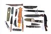 A COLLECTION OF SIXTEEN KNIVES AND PENKNIVES, including William Rodgers com