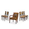 SET OF LOUIS XV DINING CHAIRS