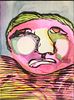 Pablo Bowen "Face" Ink & Watercolor on Paper