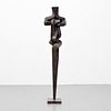 Sorel Etrog "Knotted Figure" Bronze Sculpture, 49"H