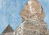 Large Philip Pearlstein "Sphinx" Aquatint, Signed Edition