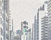 Yvonne Jacquette Urban Lithograph, Signed Edition