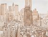 Large Philip Pearlstein "View Over Soho" Aquatint, Signed Ed.