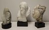 Lot Of 3 marble / Stone Sculptures .