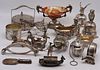 SILVER. Assorted Continental Silver Objets d'Art.