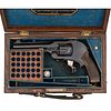 Rare Cased 2nd Model Double Trigger Schlund Kynoch Revolver