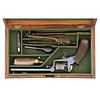 Cased Adams 1851 Patent Percussion Revolver