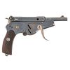 Very Fine and Rare Model 1896 Bergmann Number 2 Folding Trigger Pistol