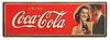 Vintage 1940's Coca Cola Metal Sign AM-5-2