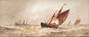 FJ ALDRIDGE, Miniature Nautical Painting 
