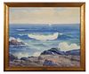 LEON LUNDMARK, Oil on Canvas, Seascape