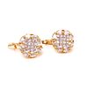 18k Gold Diamonds Earrings