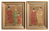 Two Dunhuang Mural Fragments
Image: 17 x 13 3/4 in., 43 x 35 cm.