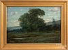 American oil on canvas landscape, late 19th c.