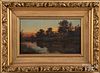 Charles Grant Beauregard oil on canvas sunset