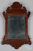 Small Chippendale mahogany looking glass, 19th c.