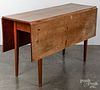 New England maple and birch drop-leaf table