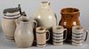 Group of stoneware and pottery