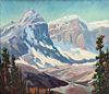 A.C. Leighton
(Candian/British, 1901-1965)
Snow Dome from Jasper Highway 