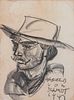 Harold von Schmidt 
(American, 1893-1982)
Cowboy Sketch, 1947