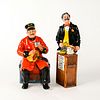 TWO ROYAL DOULTON FIGURINES, AUCTIONEER & PAST GLORY