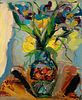 Mane-Katz
(French/Ukrainian, 1894-1962)
Bowl of Irises, 1935