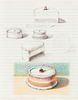 Wayne Thiebaud
(American, b. 1920)
Cake Studies, 1997