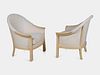 After Pierre Chareau, Late 20th Century, Pair of Armchairs, Modeled after Pierre Chareau's MF208-217 Armchair, Produced by Interior Crafts, USA