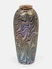 Durand, American, Early 20th Century, Iridescent Vase in the King Tut pattern