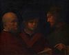 After Giorgione "The Three Ages of Man" Oil on Canvas 19th c