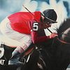 Terrence Fogarty "Jockey III" Oil on Canvas