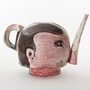 Wesley Anderegg Painted Ceramic Teapot
