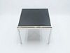 Willy Rizzo Lacquered Chrome Brass Flaminia Game Table, 1970s