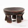 African Wood Stool