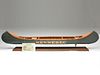 Extremely rare 63.5" long "incentive" model of a Kennebec "open gunwale" canoe, Waterville, Maine, circa 1910.
