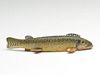 Carved eye brook trout, Oscar Peterson, Cadillac, Michigan, 1st quarter 20th century.