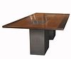 Two section modern dining table