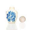 RARE HAND PAINTED CERAMIC CHINESE SNUFF BOTTLE