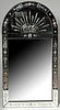 Vintage Venetian wall mirror with etched decoration
