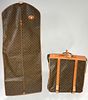 Two Louis Vuitton soft sided garment bags