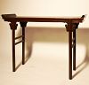 Carved Chinese hardwood altar table
