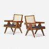 Pierre Jeanneret, Easy armchairs from Punjab Engineering College, Chandigarh, pair